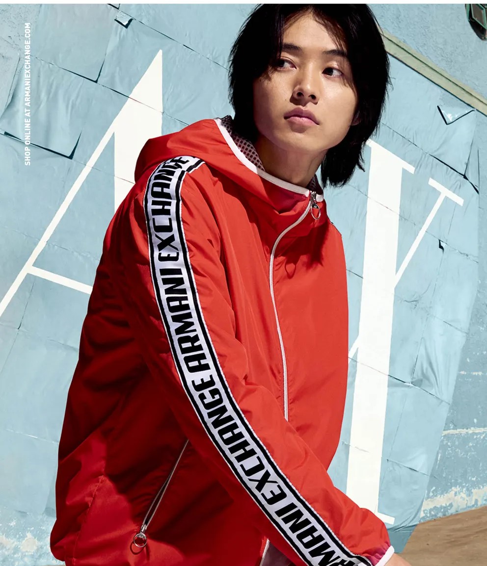 Kento Yamazaki Armani Exchange A X Spring Summer Campaign 2020